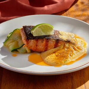 Стейк из морской форели