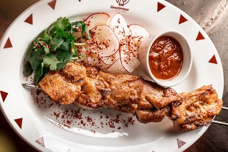 Шашлык из куриного бедра
