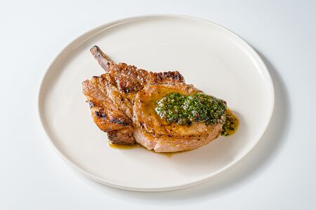 Жареный свиной томагавк