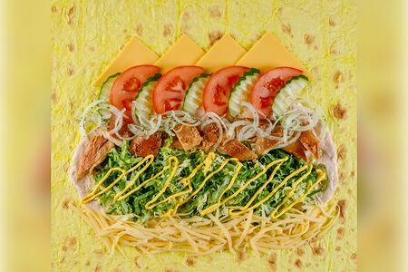 Три сыра шаурма