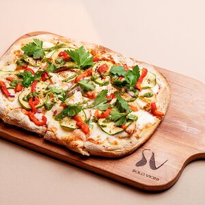 Пицца Курица с печеным перцем