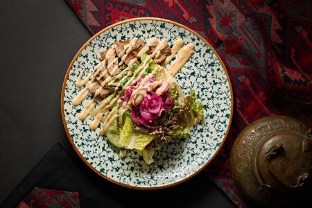 Салат со свининой