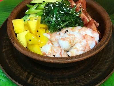 Боул Апельсин-креветка