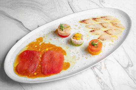 Ассорти карпаччо и тартаров