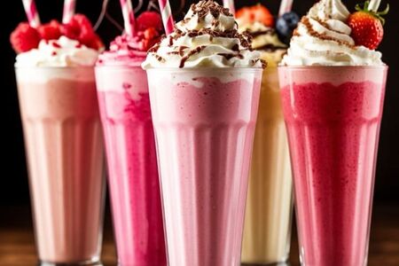 Фирменный молочный Банановый коктейль