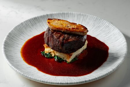 Стейк миньон с фуа-гра