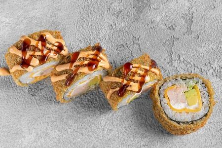 Ролл темпура с цыпленком