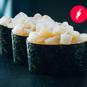 Гункан с гребешком (3 шт.)