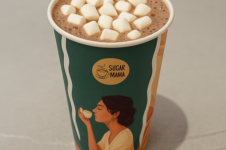 #Какао с маршмелоу на кокосовом молоке