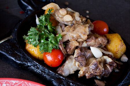 Казан-кебаб с бараниной 