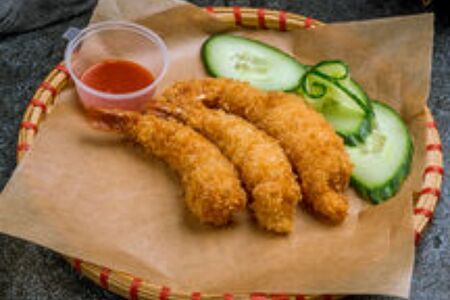 Жареные креветки в темпуре Tom Chien Xu 6 con