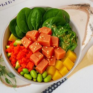 Поке классик с лососем