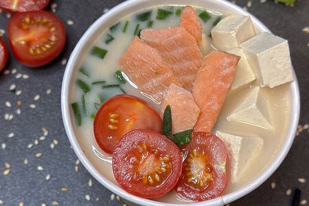 Суп Сливочный с лососем 