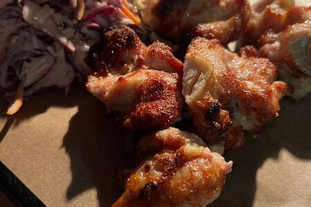 Шашлык из курицы с Коул Слоу