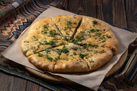 Осетинский пирог с грибами 