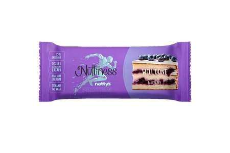 Батончик Nattys протеиновый Черничный
