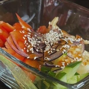 Ганноверский кальмар под азиатским соуосм