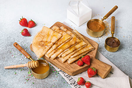 Блинчики домашние на молоке