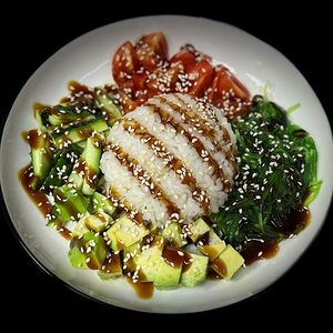 Поке с овощами