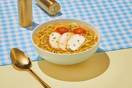 Суп с лапшой по-азиатски