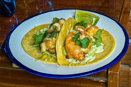 Тако с креветками