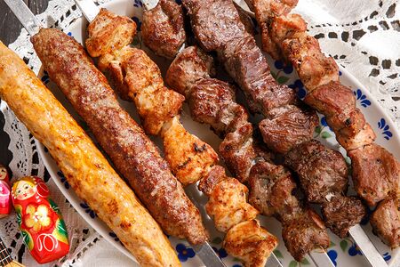 Шашлык из куриного бедра