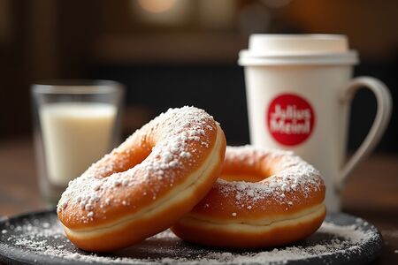 Пышки (5 шт.) и Капучино 