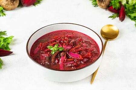 Борщ домашний постный Оригинальный
