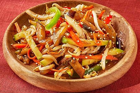 Овощи Теппан