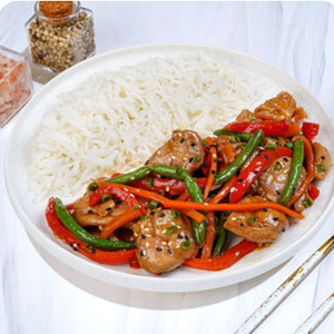 Курица терияки с рисом