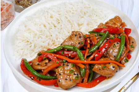 Курица терияки с рисом