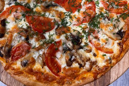 Пицца Курица с грибами