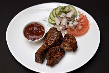 Шашлык из говяжий вырезки 