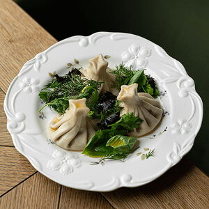 Хинкали с картофелем и грибами