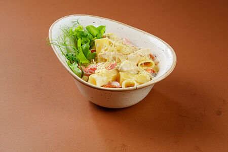 Паста с курицей и грибами х