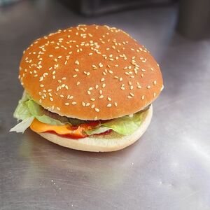 Бургер соусом терияки