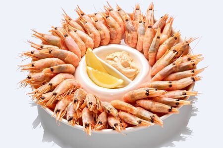 Магаданские креветки на льду