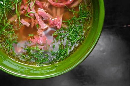 Щи из печи с пастрами