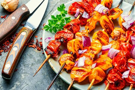 Шашлык из помидоров