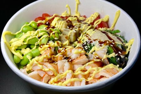 Поке с креветкой 