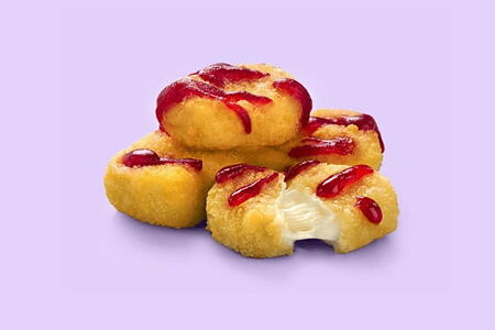 Сырные медальоны с камамбером