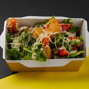 Салат с креветками