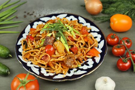 Лагман жареный