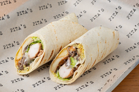 Шаверма с копченой куриной грудкой