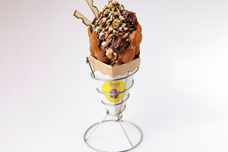 Гонконгская вафля шоколадная