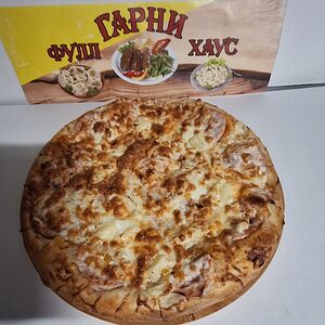 Пицца ветчина с курицей 