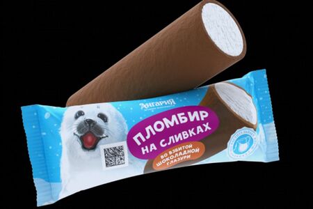 Мороженое пломбир на сливках