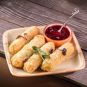 Жареный сыр в хрустящей панировке