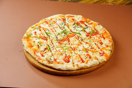 Пицца с креветками х