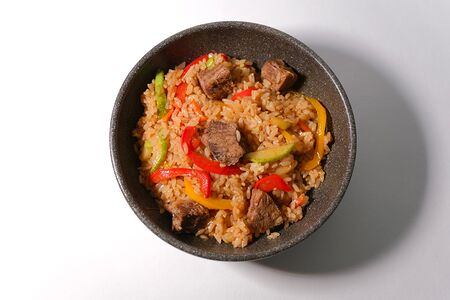 Тяхан с говядиной 